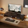 Soporte para monitor de computadora de escritorio, soporte para pantalla, organizador de escritorio de oficina, esencial para estación de trabajo, estante de almacenamiento y organización