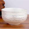 Cuenco de plata esterlina 999 Baifu, cuenco de plata para el hogar, vajilla de regalo, cuenco de plata aislado de doble capa, vajilla de plata para el hogar para adultos y niños