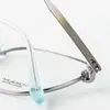 Junda Nuevo Armazón de Gafas de Titanio Puro para Mujer Montura Completa Cómodo Ultraligero Gafas para Miopía Gafas Degradadas Luz Azul Anti 95213