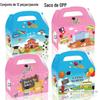 DD273 Cross-border Wholesale Student Opening Season Back-to-school Party Acompanhando Presente Candy White Cardboard Portable Box