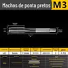 Machos de máquina com revestimento de titânio contendo cobalto Macho espiral Macho com ponta Macho revestido de titânio Macho de aço inoxidável