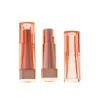 Jinze Tubo de Lipstick con Tapa Transparente para Pedidos Cuadrados, Tubo para Brillo de Labios, Materiales de Empaque de Plástico