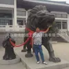 Banco Empresa Ponto Turístico Porta Grande Ornamentos de Leão de Cobre Puro Escultura de Leão da Cidade Proibida Fabricante de Produção