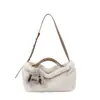 Bolso de Mano de Felpa Estilo Ins de Alto Valor para Mujer 2026 Nuevo Elegante Bolso Cruzado Lindo Muñeco Bolso Cubo Peludo