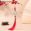Nuevo colgante de borla de conejo de jade begonia estilo chino, accesorio DIY, borla estilo Tíbet, accesorio para caja de regalo pequeña de Festival de Medio Otoño
