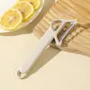 Pelador de Acero Inoxidable 2 en 1, Herramienta de Pelado de Frutas para Cocina, Abrebotellas de Cerveza Multifuncional Portátil, Colgable