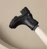 Botines gruesos para mujer 2026 nuevo estilo otoño e invierno, botines delgados estilo británico de suela blanda, botines sencillos forrados de felpa, botines estilo Martin para mujeres petite