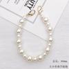 Nueva funda para teléfono móvil DIY, joyería con perlas, cadena de mano con perlas, cadena para bolso, moderna funda para teléfono móvil para mujer, cadena colgante de cristal resistente a caídas