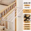 Perchero de ropa para mesita de noche de dormitorio, estante de almacenamiento en la cama para ropa, para colgar ropa para secar, gancho plegable para litera superior