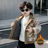 Jaqueta Acolchoada de Outono e Inverno para Meninos Roupas de Inverno Infantis Suéter Fofo Roupas de Algodão Nova Jaqueta de Algodão com Capuz para Bebê 2026