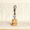 Ciprés Zodiaco Dibujos Animados Pareja de Madera Cadena para Teléfono Bolso Colgante Llavero Atracción Turística Puesto Accesorios Fabricante Mayorista