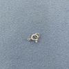 Conector de Mola em Prata de Lei S925 para Montagem DIY de Joias de Prata Artesanais Acessórios para Pulseira e Colar Podem Ser Enviados Diretamente