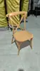 Cadeira de seção de bambu branca cadeira estilo americano preta cadeira de casamento dourada cadeira de gramado ao ar livre cadeira com grão de madeira adereços de ferro