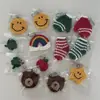 2026 Amazon Transfronterizo Nuevo Modelo Crochet Hecho a Mano Puro Lindo Fresco Colgante Llavero Lazo Venta al por Mayor