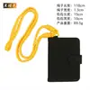 Portapasaporte Cruzado de un Hombro Bolso para Documentos Funda para Pasaporte Estuche Protector Antiperdida Bolsa de Almacenamiento de Viaje Bordada DIY Transfronteriza