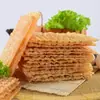 Rebanadas Finas Crujientes de Hotcake 10-600 Piezas Hotcakes Multigrano de Shandong Costra Fina Crujiente Rebanadas Crujientes Fragantes y Crujientes para Uso Comercial