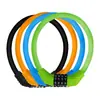 Cadeado para bicicleta de montanha antifurto portátil bateria elétrica moto cadeado por senha bicicleta fixa infantil cadeado de anel