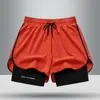 Venda Direta da Fábrica Shorts Esportivos Verão Popular Anti-Exposição Camada Dupla Shorts Esportivos para Homens e Mulheres Shorts de Corrida para Casal