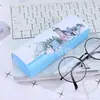 Serie de Impresión Digital estuche para gafas de sol de inyección de tinta excelente calidad nuevo almacenamiento cuero gratis LOGOTIPO caja de espejo para estudiante