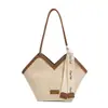 Bolso Nuevo de Mujer Otoño 2026 Bolso con Patrón Tejido Retro Moda Femenina Bolso de Hombro para el Trabajo