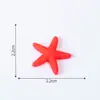 Microadornos paisajísticos de musgo y estrellas de mar de colores, artesanías de resina, pequeños adornos, accesorios para fundas de teléfono mediterráneas