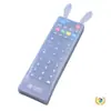 Capa Protetora de Controle Remoto Capa para Controle Remoto de Set-Top Box de TV Capa Protetora contra Poeira para Ar Condicionado Capa de Silicone Orelhas de Coelho Fofo Wan