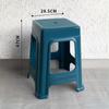 Taburete de plástico extra grueso, moderno, sencillo, grueso, para el hogar, estilo nórdico, silla duradera, taburete alto cuadrado, banco moderno simple