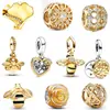 Nuevo Set Europeo de Diez Colgantes con Perlas de Imitación Dorada de Temu Adecuado para Pulseras y Collares DIY para Mujer