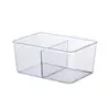 Caja de almacenamiento de mascarillas de escritorio transparente de PET caja de cosméticos tocador productos para el cuidado de la piel control remoto cesta para artículos varios