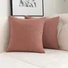 Funda de Cojín para Sofá de Hilo de Bucle de Color Sólido, Funda para Cojín de Respaldo, Funda de Cojín Decorativo para Sofá del Hogar, Exclusivamente para Ventas Transfronterizas
