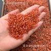 Cuentas de arroz pequeñas de color rojo del sur, flotantes en hielo natural, hechas a mano, para pulseras, collares, espaciadores, cuentas sueltas, mineral crudo, productos semiacabados de color rojo del sur, accesorios