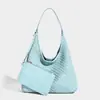 Bolsa de Ombro Grande de Couro Sintético Retrô para Mulheres 2026 Novo Estilo Bolsa de Ombro Único com Padrão Trançado Bolsa Tote de Alta Qualidade para Mulheres