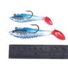 Hengjia Popular Señuelo de Pesca Recubierto de Plomo 11.5g 19.8g Señuelo Blando de Cola en T Señuelo Hundido para Pesca en Hielo