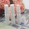 Tubo de perfume negro 3ml, botella con atomizador de presión blanca, pluma de perfume, botella rociadora de alcohol, botella de tónico, botella rociadora de muestra
