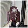 Bolsa Francesa de Nicho de Luxo Leve Feminina 2025 Nova Popular Bolsa Transversal de Ombro High-end Estilosa Portátil Bolsa Daffy