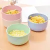 Trigo Ecológico Creativo Tazón para Niños Tazón Doméstico para Arroz Vajilla Bebé Lindo Vajilla Tazón Pequeño Juego de Regalo