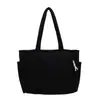 Bolsa de veludo feminina da moda 2024 outono nova chegada bolsa de ombro axila bolsa grande capacidade bolsa de viagem da moda