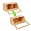Fábrica de cajas de pan de bambú, venta al por mayor, muebles, utensilios de cocina, almacenamiento de alimentos y acabado, caja de herramientas de cocina, tipo mesa