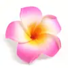 Tocado de flor de frangipani de espuma EVA de 4,5 cm, accesorio para el cabello estilo vacacional, accesorio de sombrero de paja hecho a mano para DIY, flor decorativa para la playa