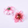 Cabeza de flor de ciruelo artificial accesorios hechos a mano DIY flor de tela para pared estilo antiguo hanfu tocado accesorios para el cabello accesorios para coche de boda