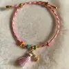 Festival del Bote del Dragón Pulsera de Hilo de Colores DIY Pulsera Tejida a Mano Pulsera Infantil Paz Zongzi Hilo Rojo Regalo Venta al por Mayor