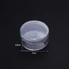 Caixa retangular transparente de plástico PS caixa de embalagem para tampões de ouvido transparentes embalagem para armazenamento de pequenos materiais diy caixa de embalagem para cosméticos