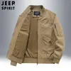 Chaqueta de Otoño Nueva para Hombre Ajuste Casual Juvenil Cálida con Cremallera Algodón Chaqueta 2207Jp