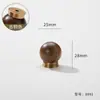 Novo Estilo Chinês Retrô Puxador de Noz para Porta de Armário Puxador de Latão Gaveta Latão Estilo Antigo Bola Redonda Pequeno Puxador Coleção