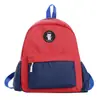 Mochila de Gran Capacidad Estilo Coreano para Niños y Niñas, Bolso Escolar de Moda con Bloques de Color para Estudiantes de Primaria, Mochila de Viaje Infantil 2026