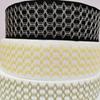 Venta al por mayor directa 4cm este ribete de rayas blancas poliéster espiguilla cinturón accesorios borde de colchón color ribete cinta