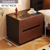 Mesita de noche Wind Usada Apartamento Pequeño Modelo Nuevo Habitación de Alquiler Hogar Dormitorio Estante de Almacenamiento de Mesita de Noche Armario de Mesita de Noche