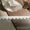 Em estoque Novo Lolita Bordado Solúvel Em Água Lace Leite Seda Único Lado Flor Onda Lace Lace Código De Barras