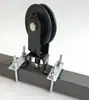 Polea con Rodamiento Fijo de Tubo Cuadrado Modificada DIY Remo de Tirón Hacia Atrás Jalón Hacia Abajo Curl de Bíceps Accesorios de Fitness