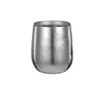 Taza portátil de titanio puro, taza de doble capa aislada tipo cáscara de huevo, copa de vino tinto grande tipo cristal de hielo, taza exquisita para bebidas, taza portátil de titanio